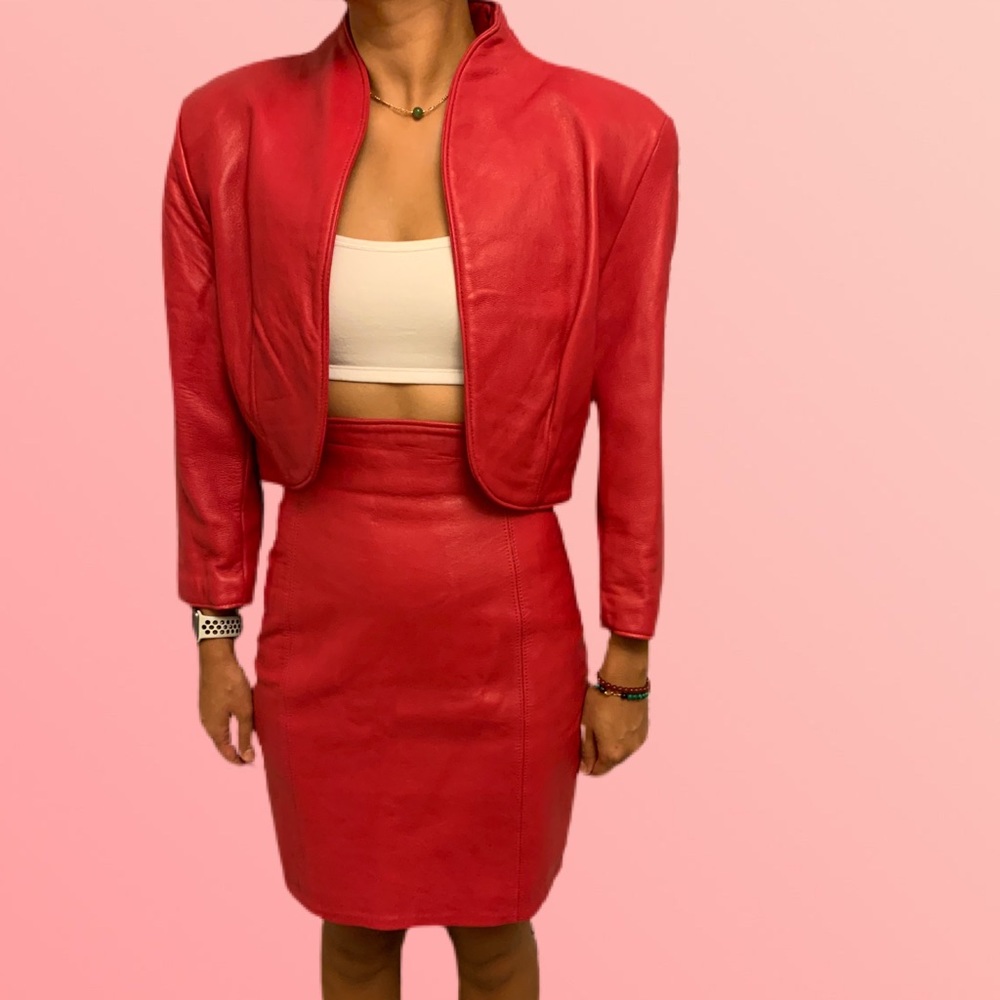 Firenze Santa Barbara Vintage leather suit